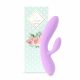 FEELZTOYS Lea - vibrator cu punct G, cu 2 motoare, rezistent la apa, cu acumulator (mov) 