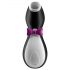 Satisfyer Penguin - stimulator clitoridian cu acumulator, rezistent la apă (negru-alb)