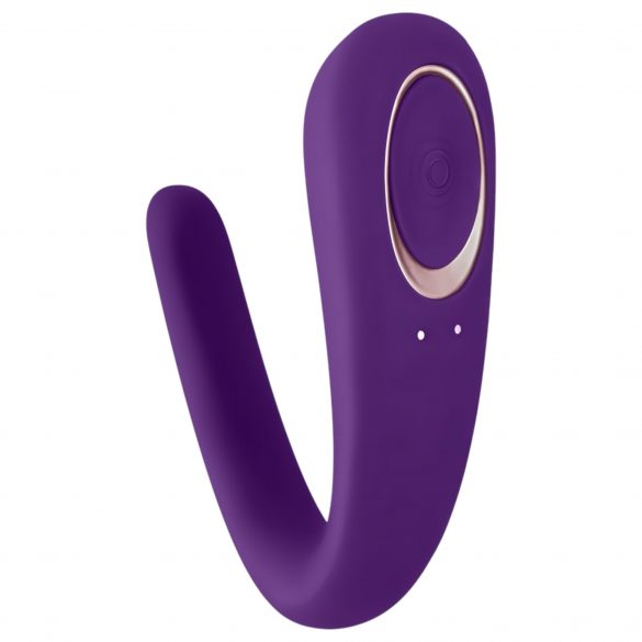 Satisfyer Double Classic - vibrator de cuplu impermeabil, cu baterie (violet) 