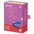 Satisfyer Double Whale - vibrator pentru cupluri cu două motoare (albastru) 