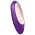 Satisfyer Double Plus Remote - vibrator pentru cupluri cu telecomandă, reîncărcabil (mov)