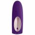 Satisfyer Double Plus Remote - vibrator pentru cupluri, radio-controlat și reîncărcabil (mov) 