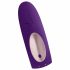 Satisfyer Double Plus Remote - vibrator pentru cupluri, radio-controlat și reîncărcabil (mov) 