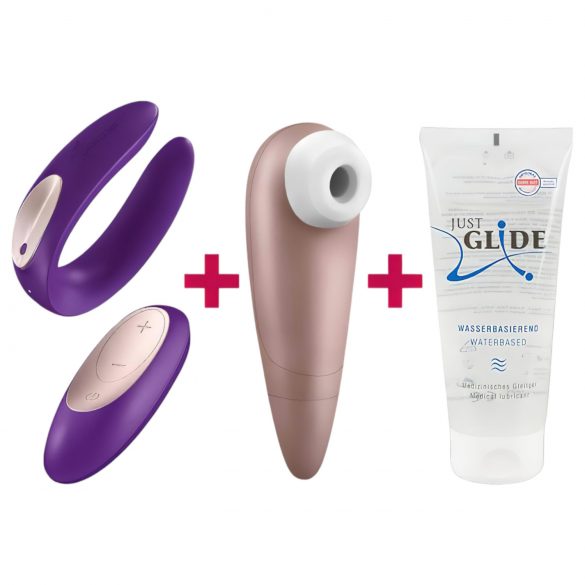 Pachet de vibratoare Satisfyer pentru cupluri (3 piese)