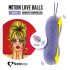 FEELZTOYS Jivy - ou vibrator rezistent la apă cu acumulator și radio (mov) 