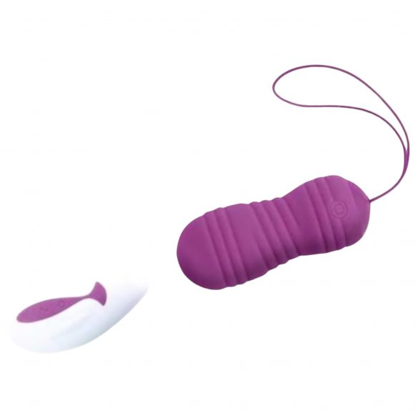 FEELZTOYS Foxy - ou vibrator rezistent la apă, cu acumulator și control radio (mov) 