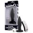 Screaming Plug - vibrator anal cu acumulator, radio (negru)