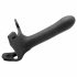 Perfect Fit ZORO 6.5 - dildo cu catarame (16,5 cm) - negru 