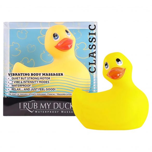 My Duckie 2.0 - rață jucărie vibrator pentru clitoris, rezistent la apă (galben) 