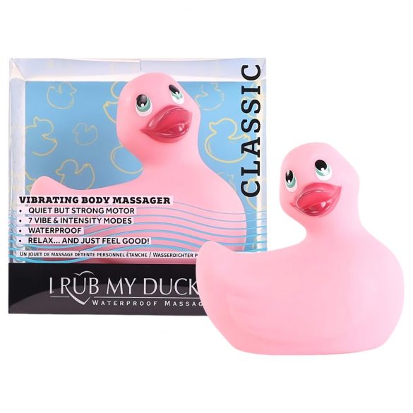 My Duckie 2.0 - rață jucărie vibrator pentru clitoris, rezistent la apă (roz) 