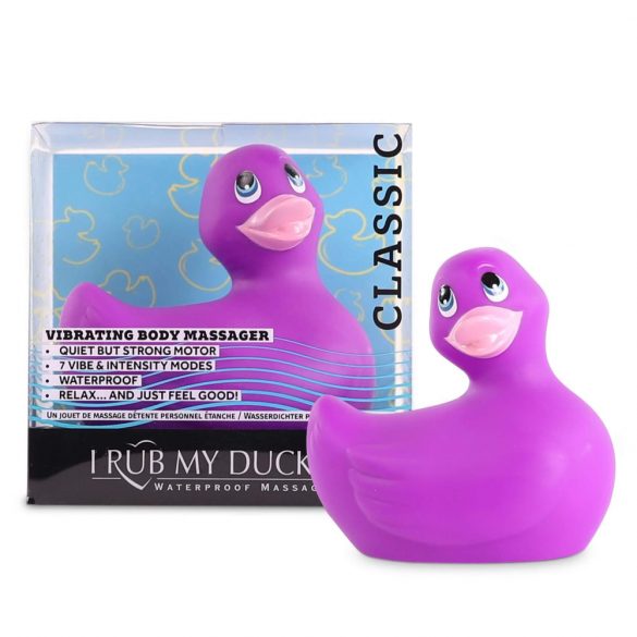 My Duckie 2.0 - vibrator de clitoris rezistent la apă în formă de rață (mov) 