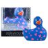 My Duckie Romance 2.0 - Vibrator rezistent la apă pentru clitoris (albastru-roz)