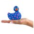 My Duckie Romance 2.0 - Vibrator rezistent la apă pentru clitoris (albastru-roz)