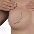 Bye Bra A-C - bandă adezivă de ridicare a sânilor, invizibilă - nud (4 perechi)
