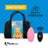 Vibrator de chilot pentru clitoris, cu acumulator și control radio, roz 