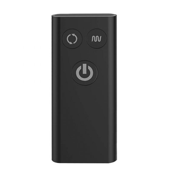 Nexus Revo Extreme - vibrator prostatic rotativ, radio, cu baterie (negru)
