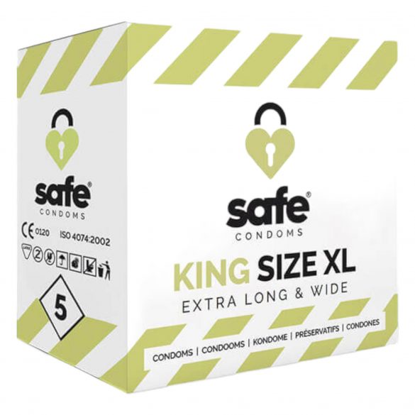 SAFE King Size XL - prezervative extra mari (5 buc) 