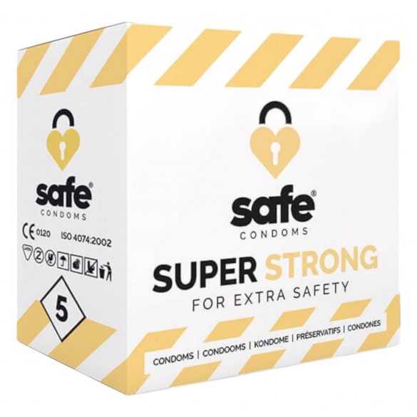 SAFE Super Strong - prezervativ extra rezistent (5 buc) 