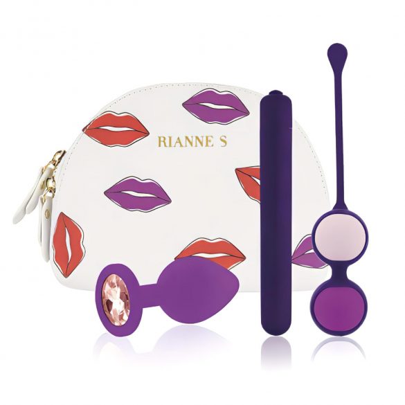 Set vibrator Rianne Essentials First - mov (3 piese) 