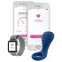 OHMIBOD Bluemotion Nex 3 - inel pentru penis inteligent, reîncărcabil, cu vibrații (albastru)