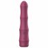 Vibrator cu baterie Aixiasia din bambus - bordo 