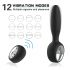 Aixiasia Dylon-Remote - vibrator anal reîncărcabil, cu telecomandă (negru)