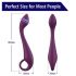 Vibrator Lotty Aixiasia - rezistent la apă, cu acumulator, pentru punctul G (mov) 