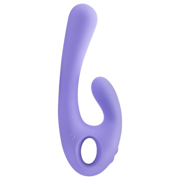 Nomi Tang Flex Bi - vibrator cu acumulator și braț pentru clitoris (mov) 