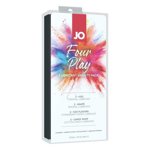 System JO Four Play - pachet exploratoriu jucăuș (8x10 ml) 