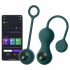 Set de bile vaginale inteligente Magic Motion Crystal Duo - verde - (2 piese) 