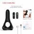 Inel vibrator inteligent cu acumulator Magic Motion Rise (negru) 