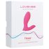 LOVENSE Flexer Panty - vibrator 2în1 cu acumulator (roz)