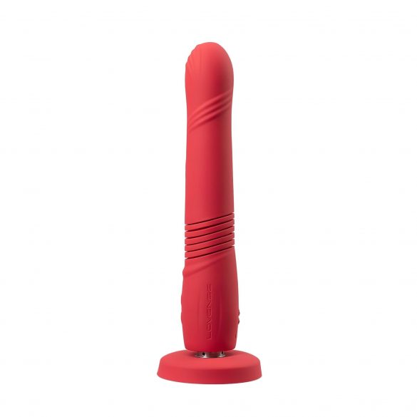 LOVENSE Gravity - vibrator cu acumulator și ventuză (roșu) 