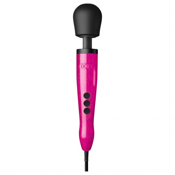 Vibrator de masaj Doxy Die Cast - pink, cu alimentare la rețea 